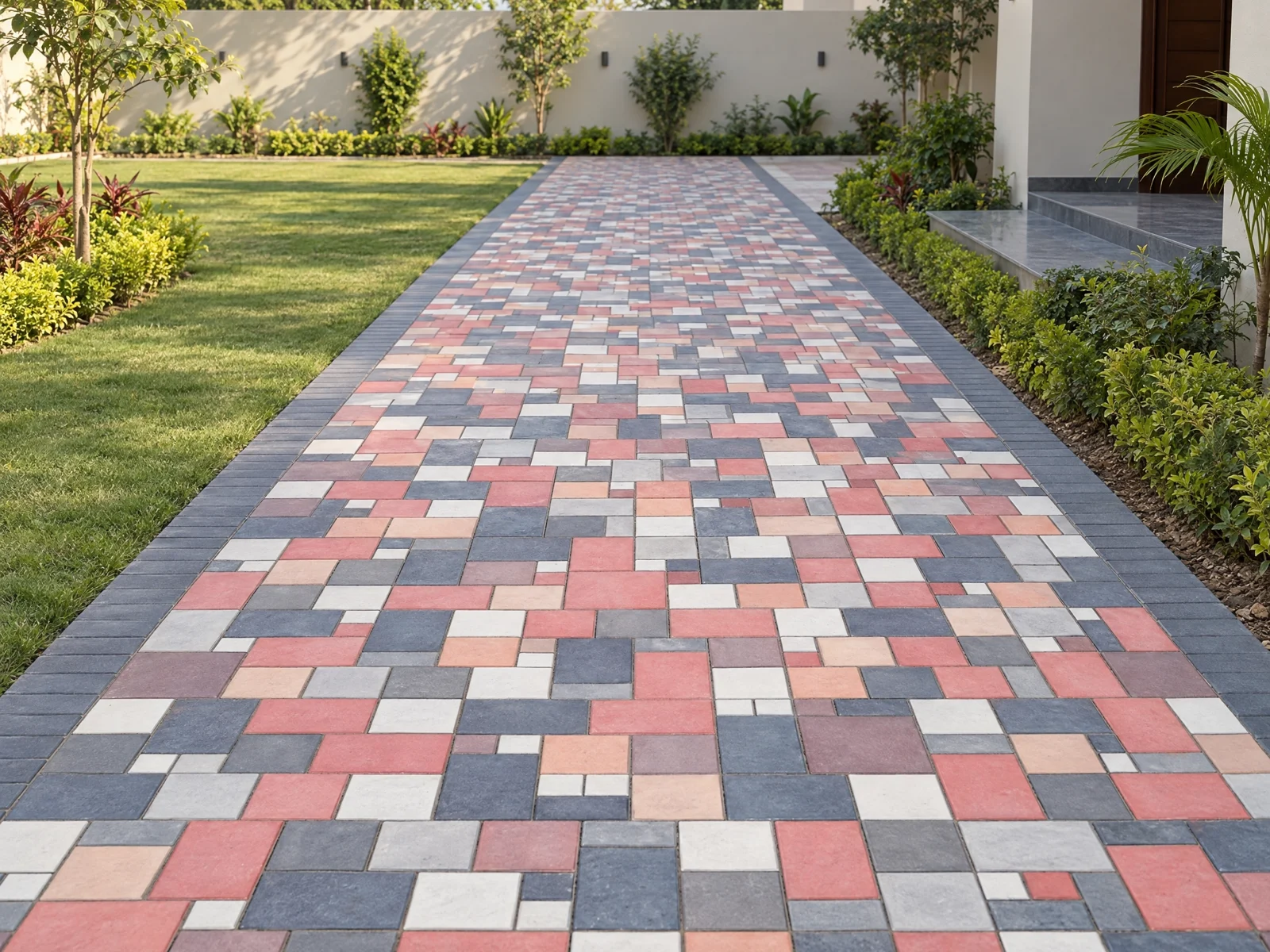 Multicolour walkway concept